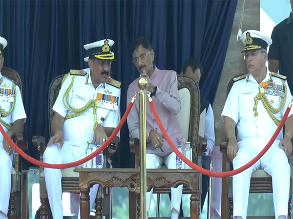 Union Minister of State for Defence Sanjay Seth and Navy Chief Admiral Dinesh K Tripathi (Photo/ANI)
