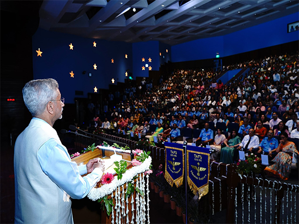 External Affairs Minister S Jaishankar at 70th Raising Day celebrations of The Air Force School (TAFS) (Photo/@DrSJaishankar)