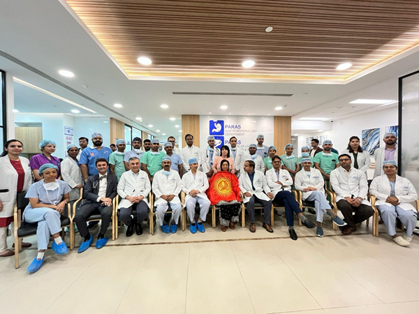 Gurugram hospital performs world’s first living donor liver transplant with double heart valve surgery (Photo/ANI) Gurugram hospital performs world’s first living donor liver transplant with double heart valve surgery (Photo/ANI)
