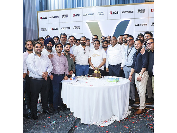 Mr. Ajay Chaudhary celebrates with the team on the complete sell-out success of Ace Verde