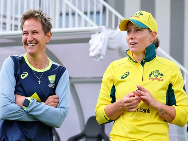 Australia coach Shelley with captain Alyssa Healy. (Photo: cricket.com.au)
