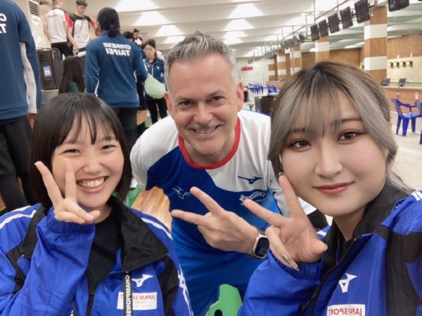  Junior French Shooting Team manager Eric Egretaud (M). (Photo:  Gagan Narang Sports Foundation)