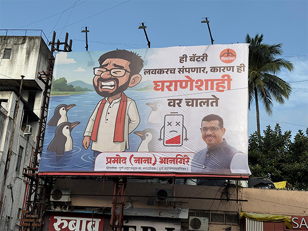 Aaditya Thackeray posters in Pune put up by Shiv Sena (Image Source: Shiv Sena Pune)