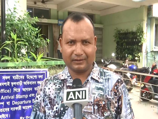 A Bangladeshi national at Fulbari ICP voices concern over unrest in Bangladesh, calling for peace and the return of Sheikh Hasina's leadership (Photo/ANI)