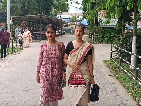 Santhista Baruah and Gitashree Sharma (Photo/ANI)