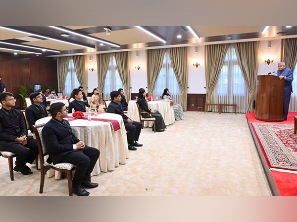 Vice President Dhankhar addresses IDES officer trainees (Photo/X/@VPIndia)