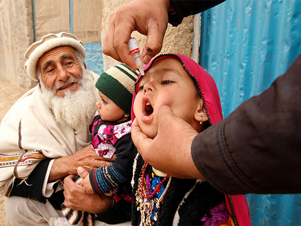 Afghanistan begins a nationwide polio vaccination campaign to protect children under five from the virus (Source: Reuters)