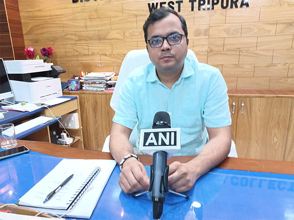 West Tripura District Magistrate Vishal Kumar (Photo/ANI) 