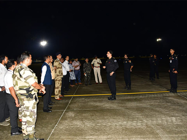 NSG conducts counter-hijack and counter-terrorist exercises at Kolkata Airport (Photo/ANI)