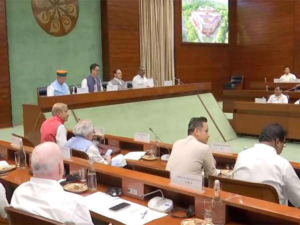 Visuals from All-party meeting (Photo/ANI)