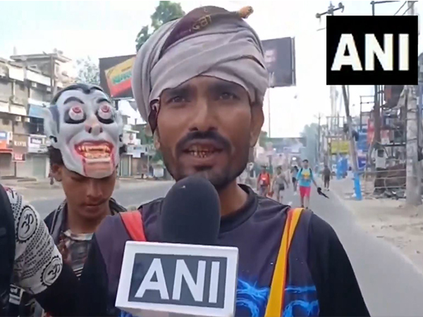 Dinesh, a Kanwar pilgrim (Photo/ANI) 