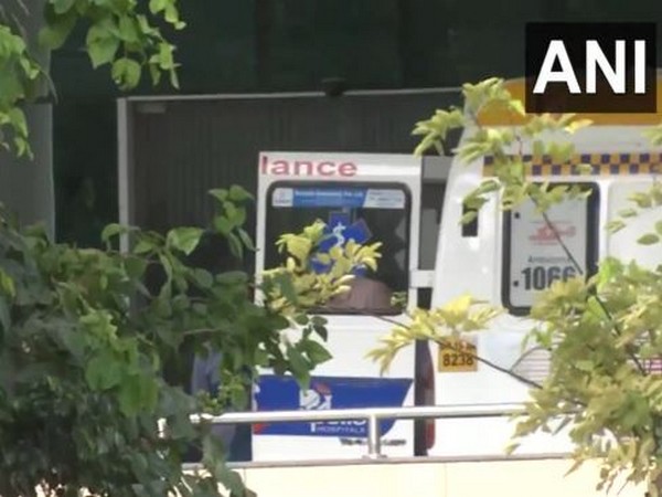 Visuals outside the Delhi AIIMS (Photo/ANI)