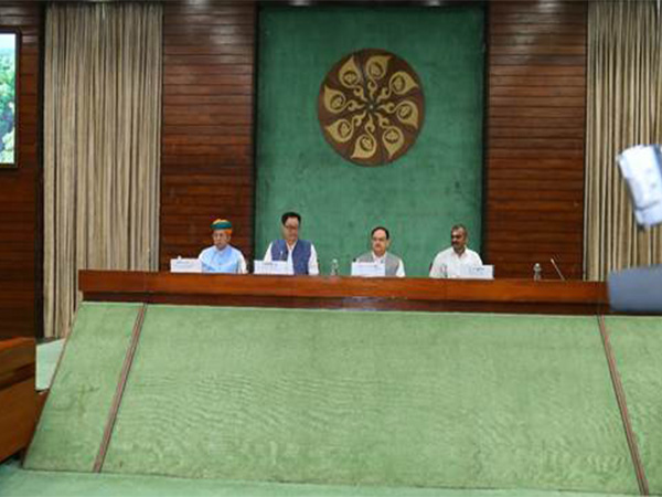 Meeting of Government with leaders of political parties held with 54 leaders from 40 parties (Photo/ PIB)