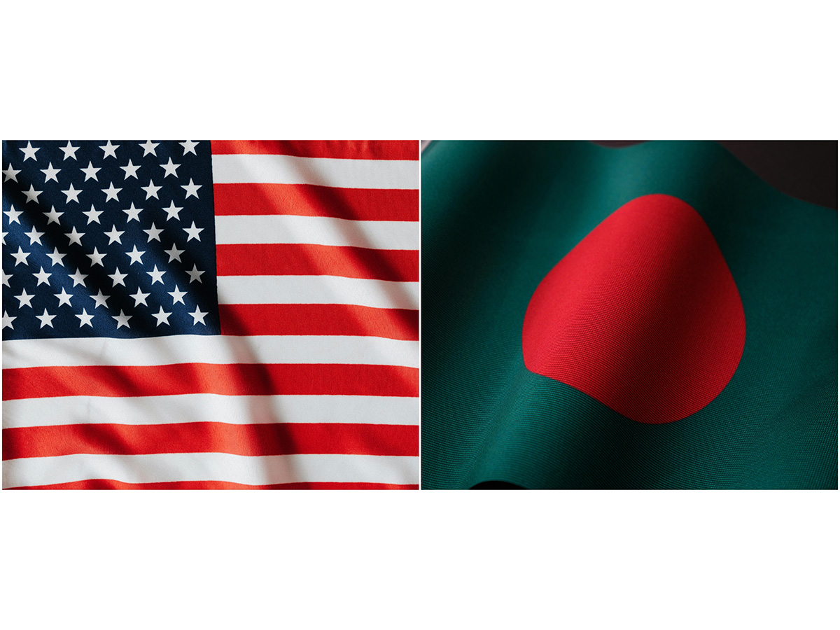 Flags of US and Bangladesh (Photo/ Pexels)