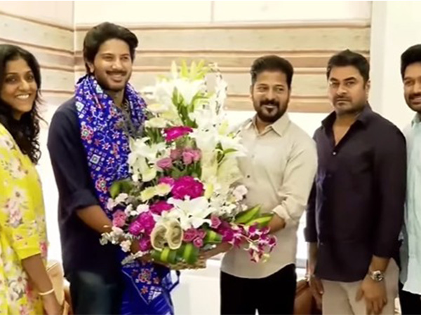 Dulquer Salmaan meets  Revanth Reddy (Photo/instagram/@