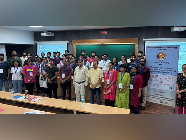 Workshop titled Engineered Hydroxyapatite at IIT Guwahati. (Photo/ANI)