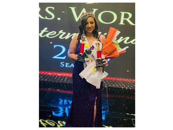 Fatemeh Amirbeygi Crowned Mrs. World Peace 2025 and won the subtitle Goodwill Ambassador (Ravishing) at Mrs. World International Season 3
