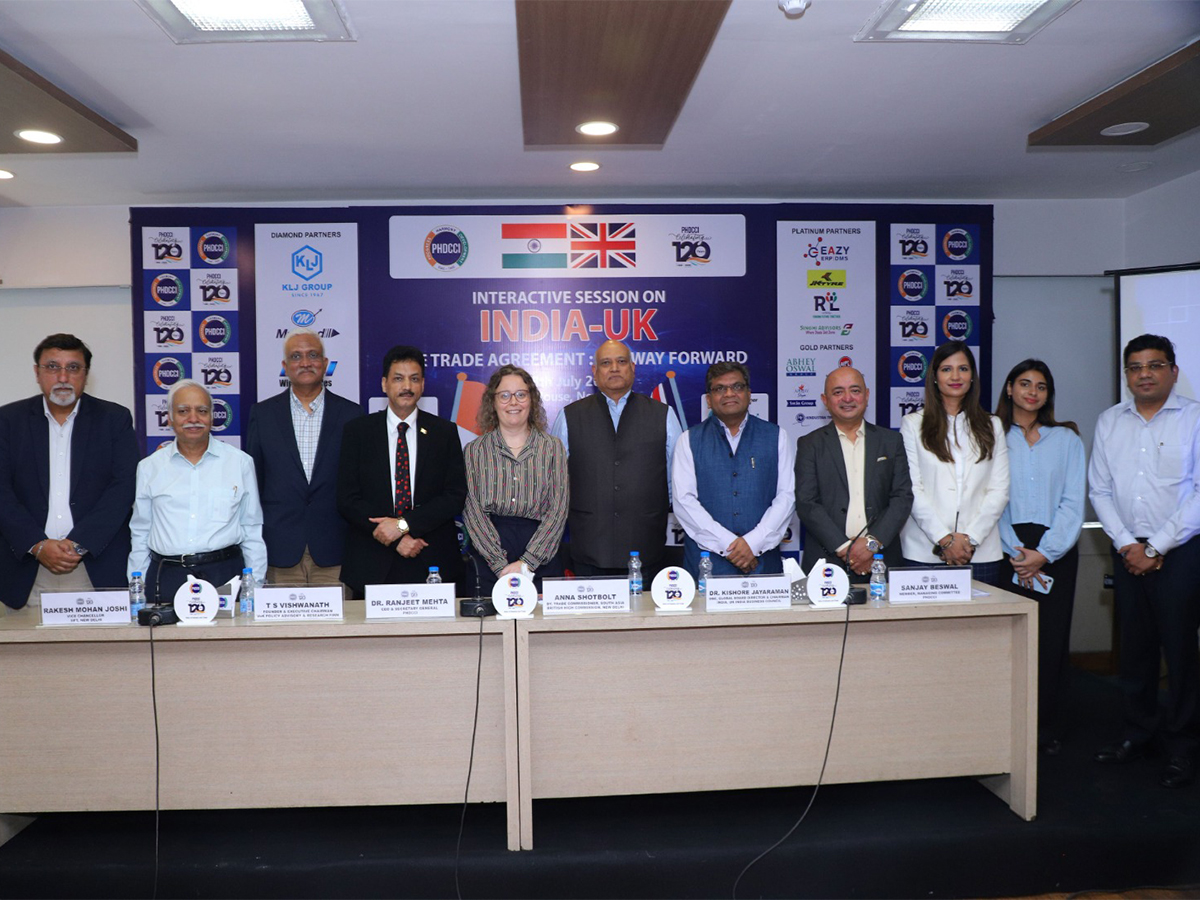 An interactive session around India-UK FTA organised by PHDCCI (Image: PHDCCI)