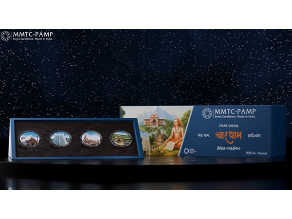 MMTC-PAMP Launches 99.99%+ Silver Char Dham 20gm Coin Series