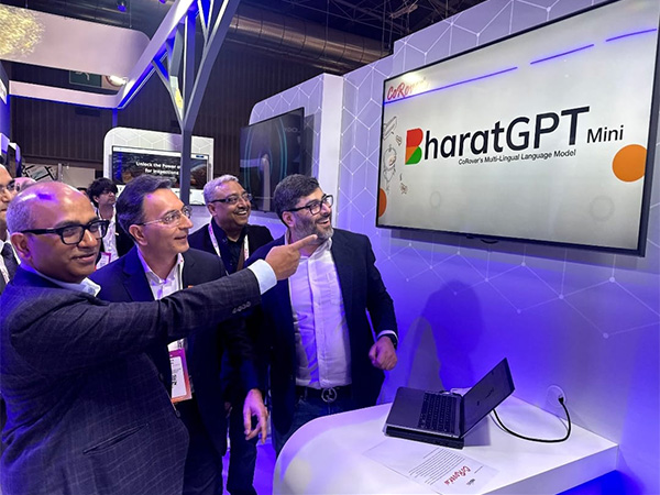 Indian AI Startup makes European breakthrough with BharatGPT Mini launch (Image: ANI)
