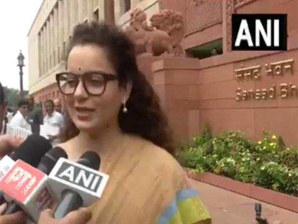 Bharatiya Janata Party (BJP) Member of Parliament (MP), Kangana Ranaut (Photo/ANI)