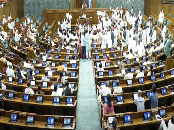 Visual from Lok Sabha (Photo/Sansad TV)