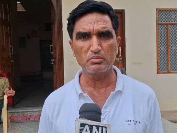 Jagdeep Dhankar’s relative and Kithana resident, Harendra Dhankhar (Photo/ANI)