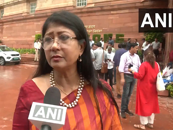 Jharkhand Mukti Morcha (JMM) Member of Parliament (MP), Mahua Maji (Photo/ANI)