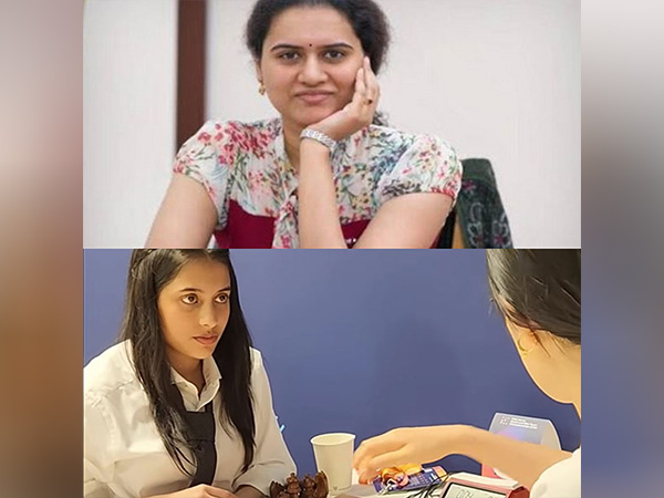 Koneru Humpy and Divya Deshmukh. (Photo: ANI and @narendramodi X)