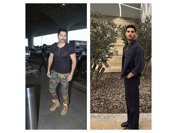 Varun Dhawan and Ahan Shetty (Image source: Instagram)