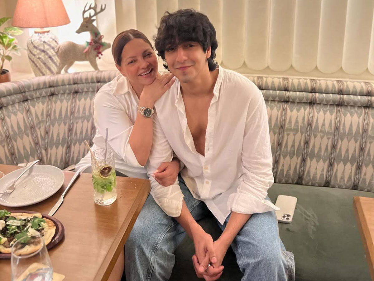 Deanne Panday and Ahaan Panday (Image source: Instagram/@deannepanday)