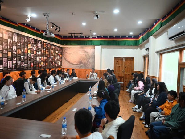 Sikyong Penpa Tsering addressing Tibetan students from abroad in Dharamshala. (Photo/X@CTA_TibetdotNet Sikyong Penpa Tsering addressing Tibetan students from abroad in Dharamshala. (Photo/X@CTA_TibetdotNet