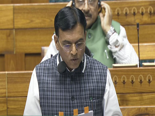 Sports Minister Mansukh Mandaviya introducing the Sports Bill (Photo: Sansad TV)