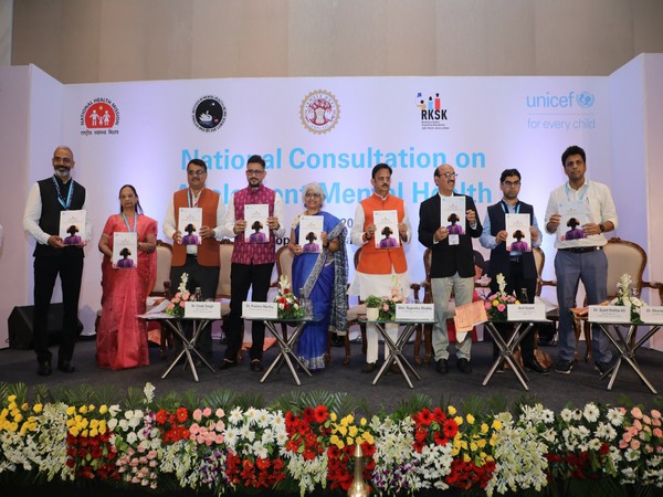Centre releasing the national fact sheet on adolescent mental health, in collaboration with UNICEF and NIMHANS (Photo/ANI)