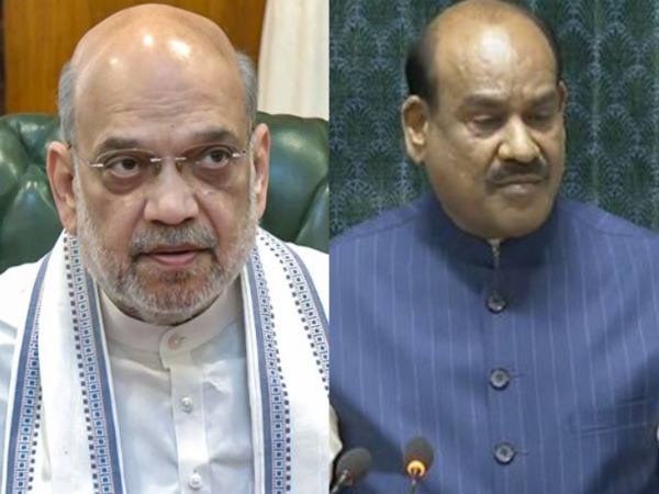 Union Home Minister Amit Shah and Lok Sabha Speaker Om Birla (Photo/ANI)