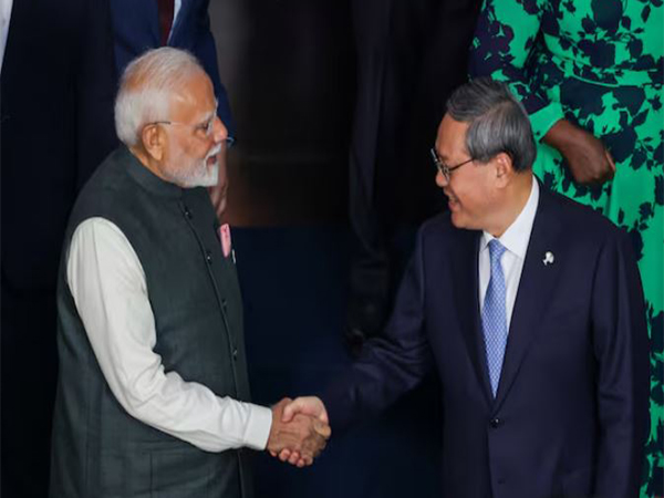 Prime Minister Narendra Modi shakes hands with China's Premier Li Qiang during the BRICS Summit in Rio de Janeiro, Brazil (Image/Reuters)