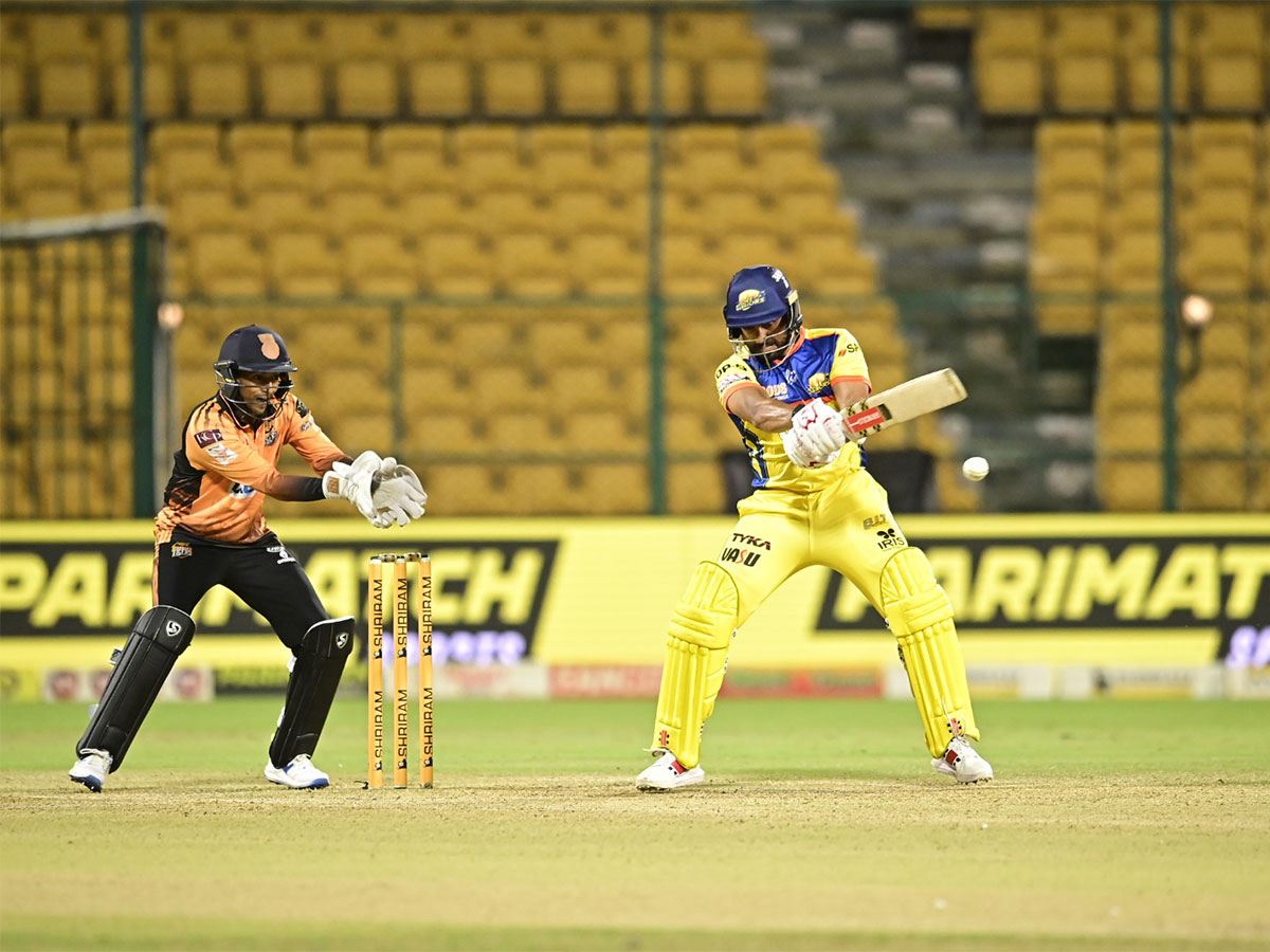 Maharaja Trophy KSCA T20 action (Photo: KSCA)