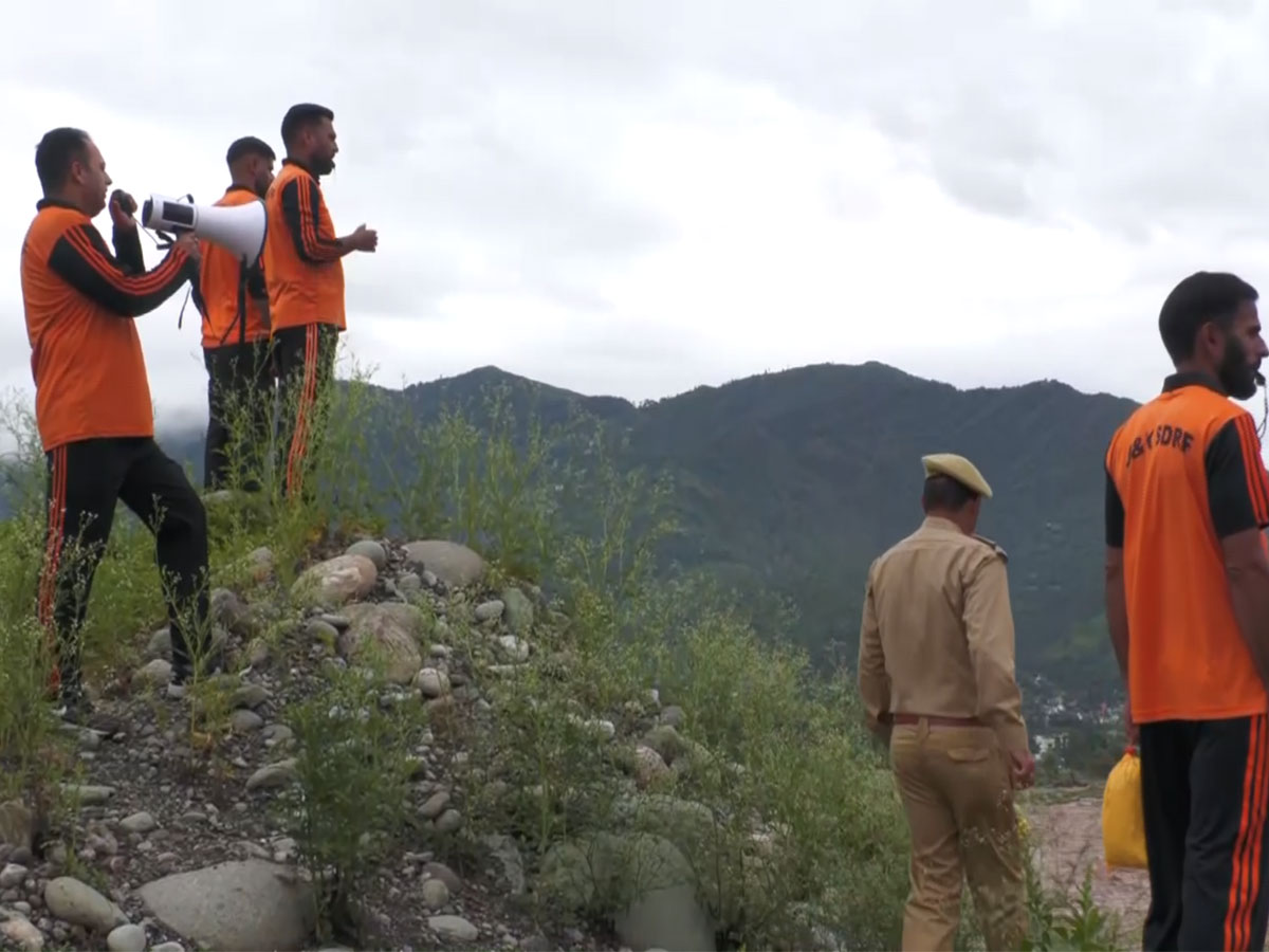 SDRF personnel deployed near water bodies in Poonch (Photo/ANI)