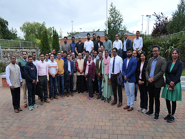 Akhilesh Mishra, Indian Ambassador to Ireland with the representatives of Indian community associations (Image: X@IndiainIreland)