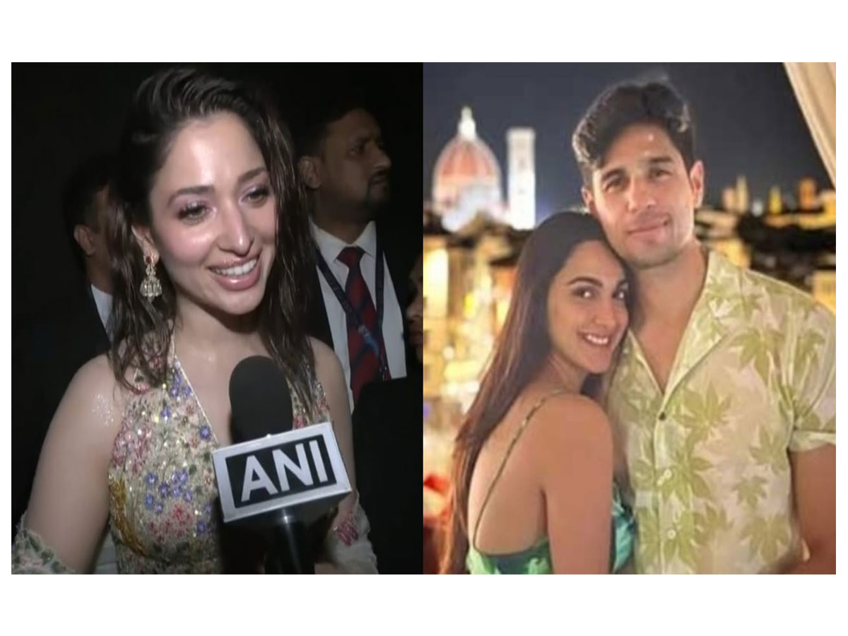 Tamannaah Bhatia (Photo/ANI) Sidharth Malhotra, Kiara Advani (Photo/instagram)