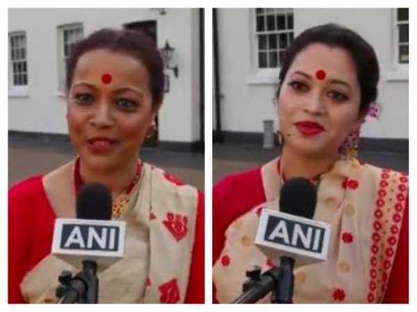 Assamese dancers in London prepare to perform Bihu to welcome PM Modi during his visit to the UK (Photo/ANI)