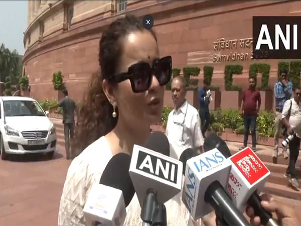 BJP MP Kangana Ranaut accuses the Opposition of creating unnecessary ruckus in the Parliament House. (PhotoANI)