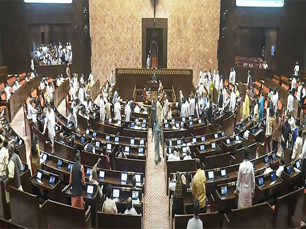 Visual from Rajya Sabha (Photo/Sansad TV)