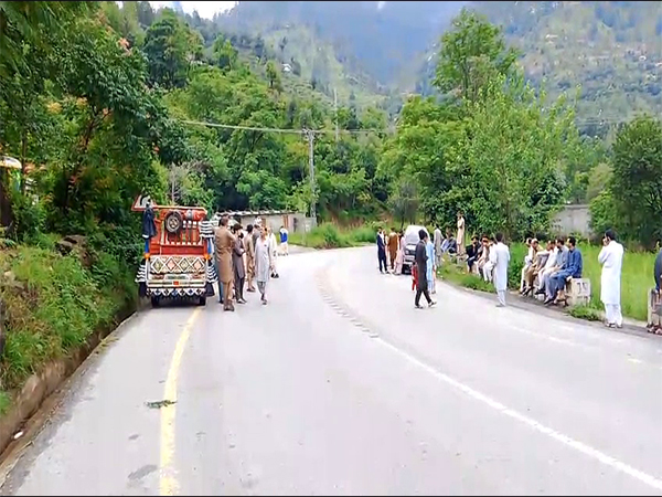 Transporters protest in PoJK’s Jhelum valley (Photo/ANI)