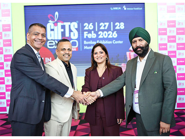(L-R) Mr Raj Manek & Mr Winston Pereira of Messe Frankfurt India and Ms Himani Gulati & Mr Gaurav Juneja from MEX Exhibitions
