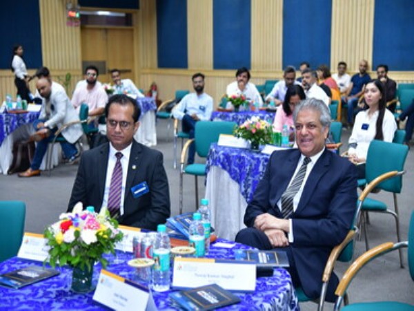 Dr. Aseem Chauhan, President, Amity Innovation Incubator (R), and Dr. Vikas Madhukar (L), Pro Vice Chancellor, Amity University Haryana, at the event.