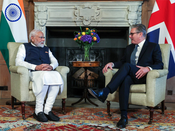 PM Narendra Modi with UK PM Keir Starmer ( File Photo/ ANI)