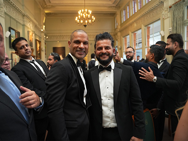 Former Indian cricketers Shikhar Dhawan and Suresh Raina (Photo: Shikhar Dhawan media team)