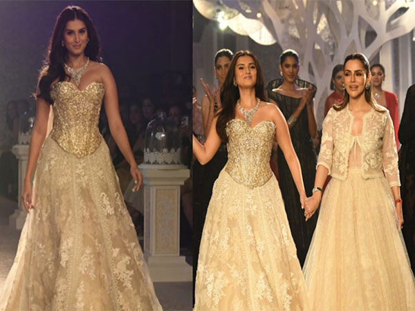 Tara Sutaria walks the ramp for Roseroom by Isha Jajodia (Photo/ANI)