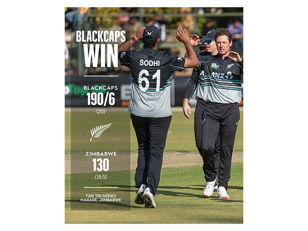 Ish Sodhi (Photo: X/@BLACKCAPS)